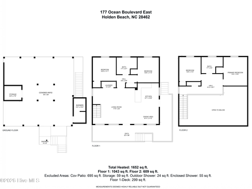 177 Ocean Blvd E, Holden Beach, NC, 28462-2087 | Card Image
