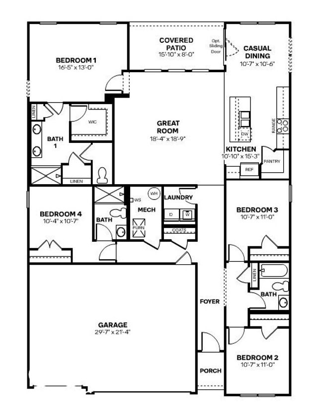 7808 Grande Oaks Dr, House other with 4 bedrooms, 3 bathrooms and null parking in Plainfield IN | Image 38