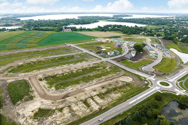 Aerial view of the Fields of Waconia neighborhood at the start of the community. | Image 41