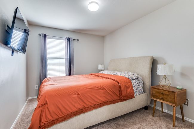 2nd carpeted bedroom upstairs. | Image 8