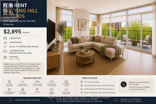 602-4010 Eglinton Avenue W, Toronto (Humber Heights), ON, M9P1A6 | Card Image