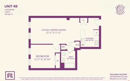 4b-124 Washington Ave, Brooklyn, NY, 11205-2513 | Card Image