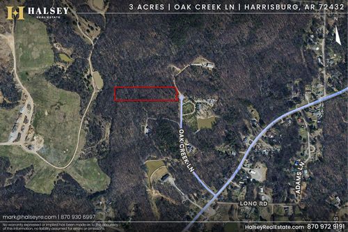 3.00 Oak Creek Ln, Harrisburg, AR, 72432 | Card Image