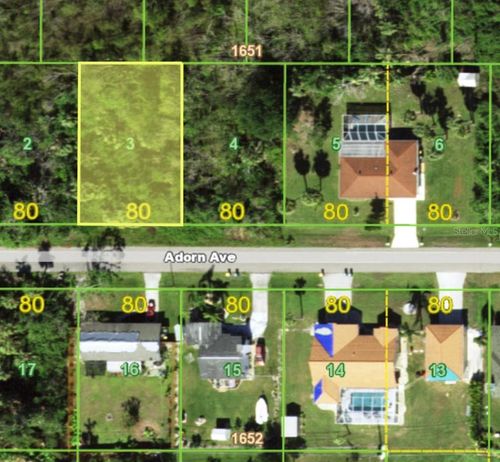 22552 Adorn Ave, PORT CHARLOTTE, FL, 33952-1905 | Card Image
