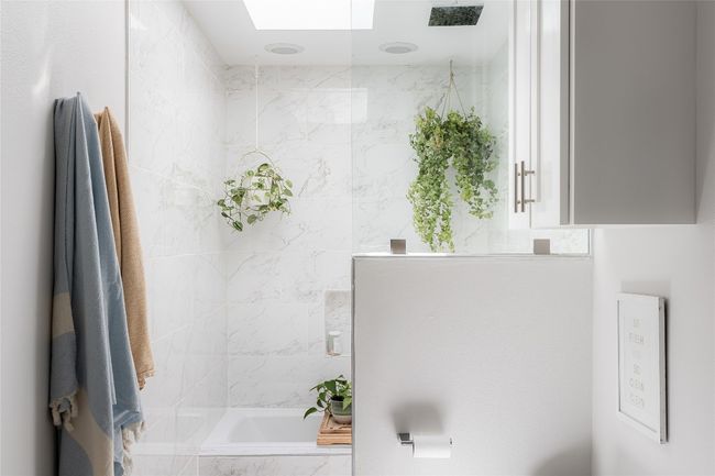 Gorgeous primary en-suite with "wet area" offers a shower, soaking tub and double vanity. | Image 6