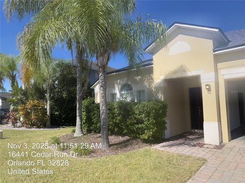 16441 Cedar Run Dr, ORLANDO, FL, 32828-6969 | Card Image