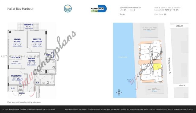 6A-S - 9940 W Bay Harbor Dr, Condo with 2 bedrooms, 2 bathrooms and null parking in Bay Harbor Islands FL | Image 21