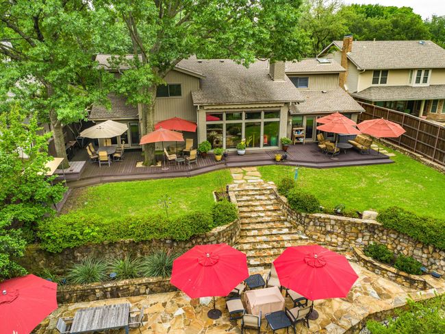 View of backyard with trex deck | Image 34