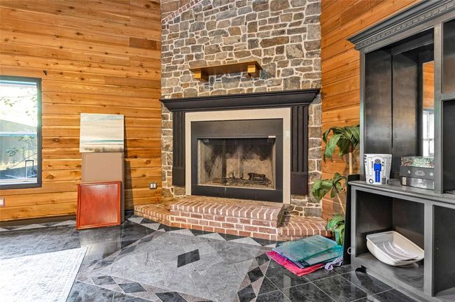 Beautiful brick hearth on the fireplace | Image 11