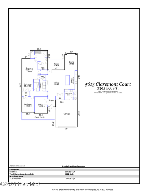 5613 Claremont Ct, Wilmington, NC, 28409-1406 | Card Image