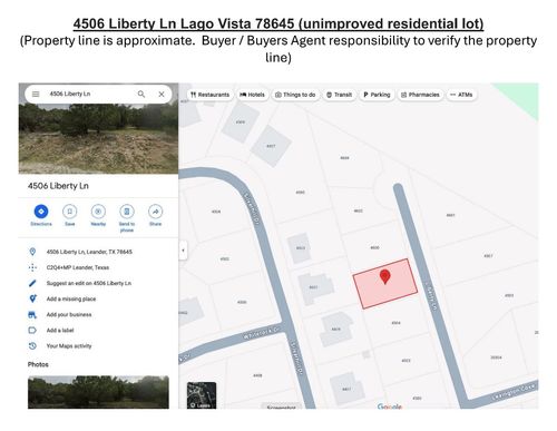 4506 Liberty Ln, Lago Vista, TX, 78645 | Card Image