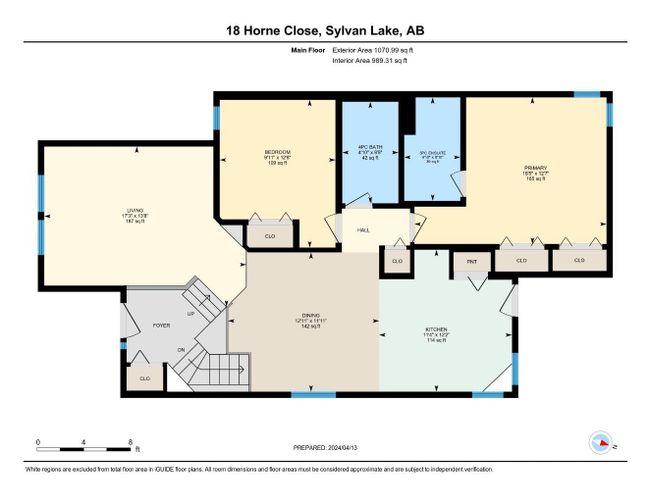 18 Horne Close, Home with 4 bedrooms, 3 bathrooms and 2 parking in Sylvan Lake AB | Image 23