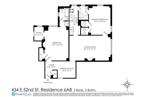6ab-434 E 52nd St, New York, NY, 10022-6487 | Card Image