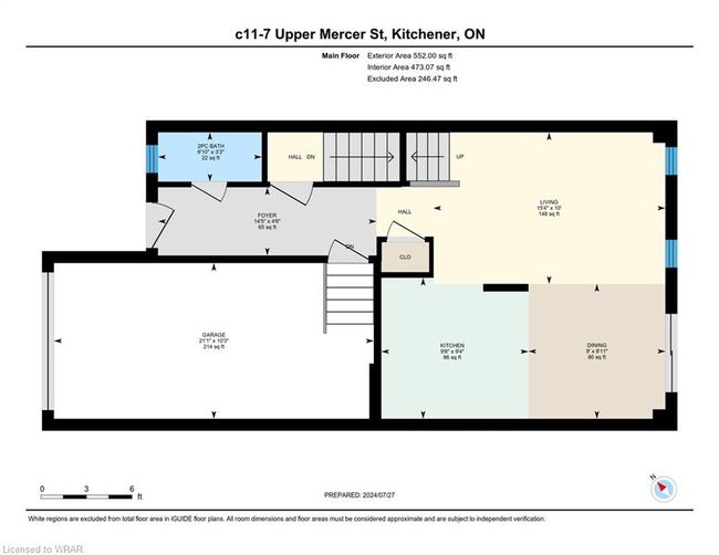 C11 - 7 Upper Mercer St, Townhouse with 3 bedrooms, 1 bathrooms and 2 parking in Kitchener ON | Image 28
