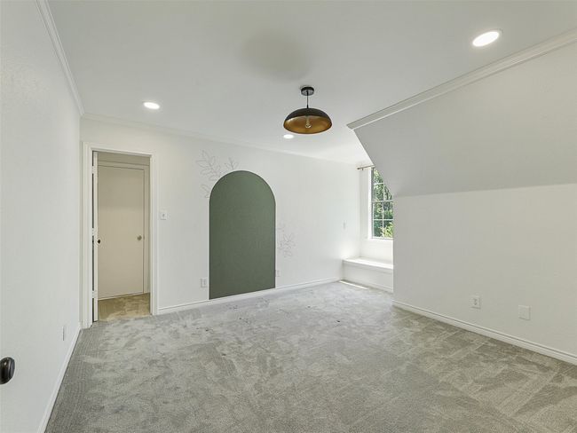 Bonus room featuring baseboards, carpet floors, and recessed lighting | Image 23