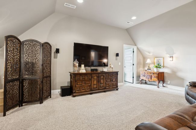 Alternate View of Bonus/ Theater Room with large screen TV to remain. | Image 44