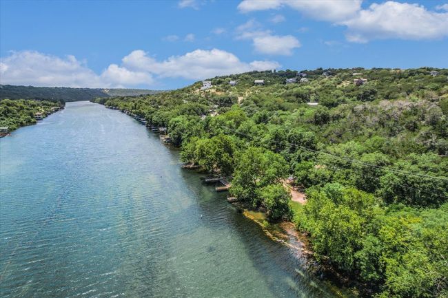 Aerial view of Lake Austin and the private boat dock and water access | Image 26