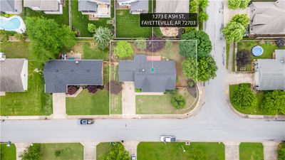 Drone view of corner lot. | Image 3