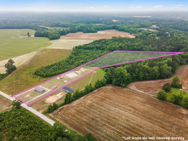 Aerial view of sparsely populated area with property boundaries highlighted | Image 37