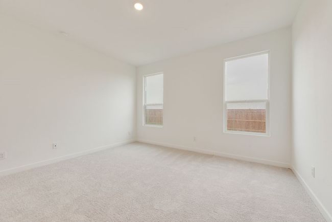 Empty room with light colored carpet and baseboards | Image 21