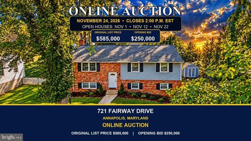 721 Fairway Dr, ANNAPOLIS, MD, 21409-4626 | Card Image
