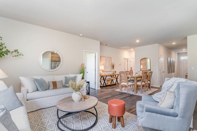 Living area featuring wood finished floors and recessed lighting | Image 11