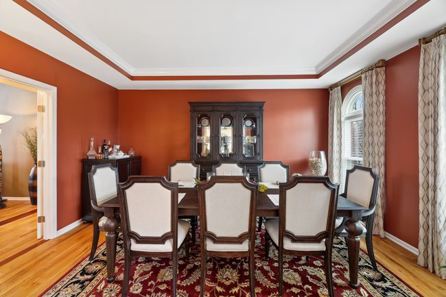 Trayed ceiling in the dining room, and plenty of room for your table and additional furniture pieces. | Image 6