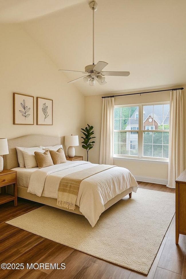 Primary bedroom shown with enhanced furniture | Image 14