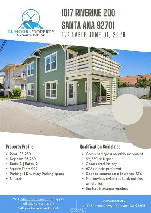200-1017 Riverine Ave, Santa Ana, CA, 92701-3417 | Card Image