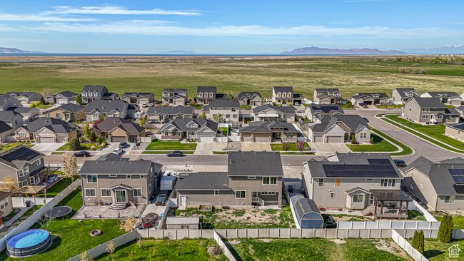 Aerial view with a mountain view and a residential view | Image 49