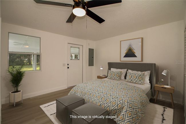Virtually staged primary bedroom | Image 11