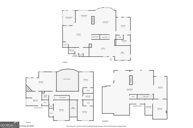 4180 Woodwind Dr, House other with 6 bedrooms, 5 bathrooms and 3 parking in Cumming GA | Image 45