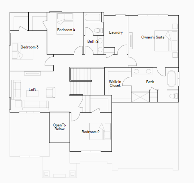 Itasca upper level floorplan. | Image 22