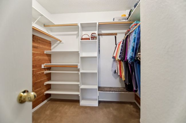 Spacious closet featuring carpet | Image 23