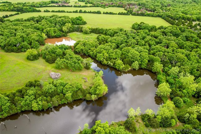 Aerial view of a large body of water | Image 52