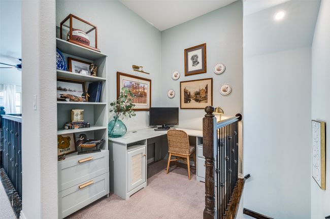 Study desk or office area....this nook is privately located just at the top of the staircase. | Image 26