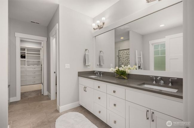 Large primary bathroom with soaking tub, shower, and a water closet (WC) | Image 19