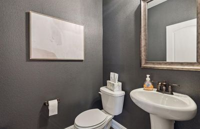 Spacious secondary bathroom *Photos of furnished model. Not actual home. Representative of floor plan. Some options and features may vary | Image 3