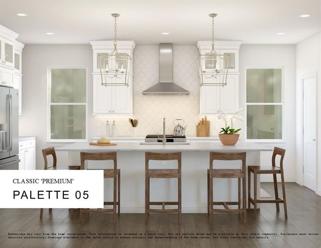 Classic Look Palette 5 Selection Sheet (*Artist rendering used for illustration purposes only.) | Image 14