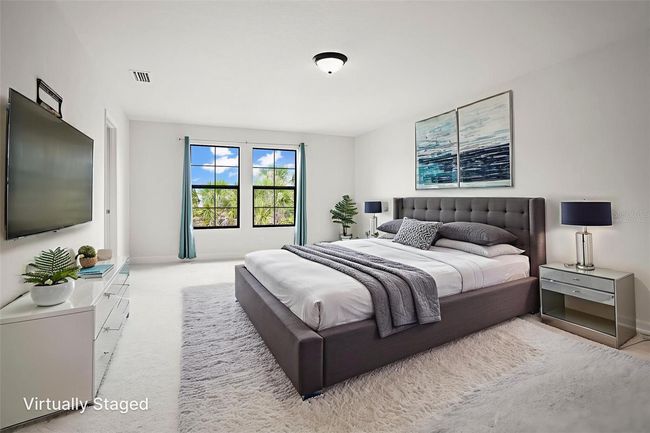 Virtually staged master bedroom | Image 20