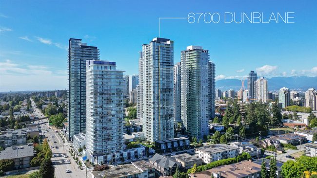2802 - 6700 Dunblane Avenue, Condo with 2 bedrooms, 2 bathrooms and 1 parking in Burnaby BC | Image 1