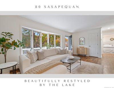 This beautifully restyled home features FIRST FLOOR PRIMARY BEDROOM SUITE, FIRST FLOOR office/dining/bedroom #4, IN-LAW apartment, expansive deck and patio for entertaining. | Image 3