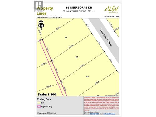 83 Deerborne Dr, Elkford, BC, V0B1H0 | Card Image