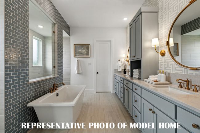 Elegant owner's baths featuring our signature walk through double shower can be yours! REPRESENTATIVE PHOTO OF MODEL HOME | Image 9