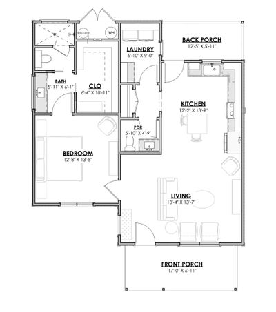 The Rose - 918 SF - 1 Bed/1.5 Bath | Image 2