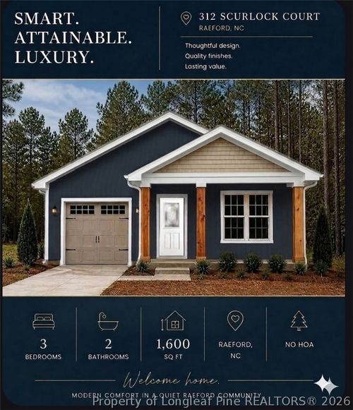312 Scurlock Court, Raeford, NC, 28376 | Card Image
