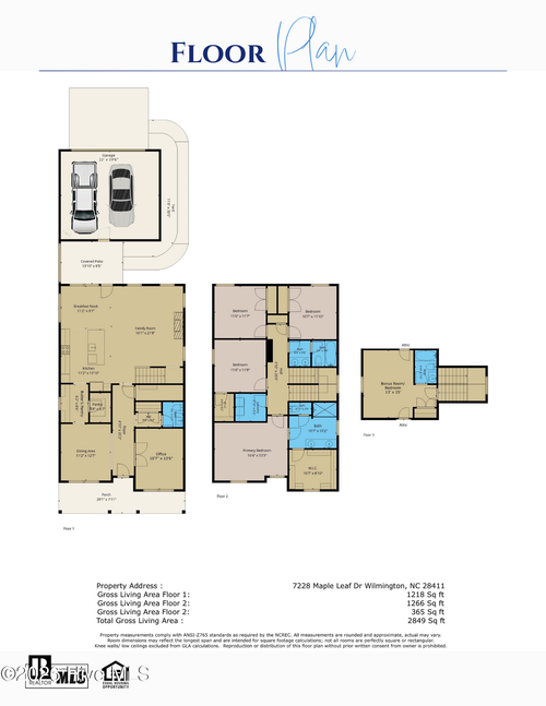 7228 Maple Leaf Dr, Wilmington, NC, 28411-1206 | Card Image