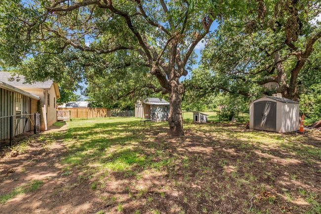 View of yard featuring a storage shed | Image 29