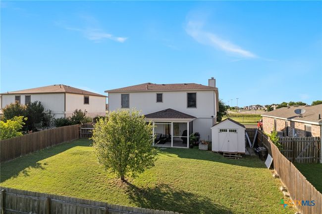 Arial view of back yard | Image 23