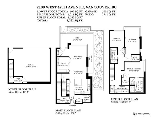 2108 W 47th Avenue, Townhouse with 3 bedrooms, 2 bathrooms and 2 parking in Vancouver BC | Image 39